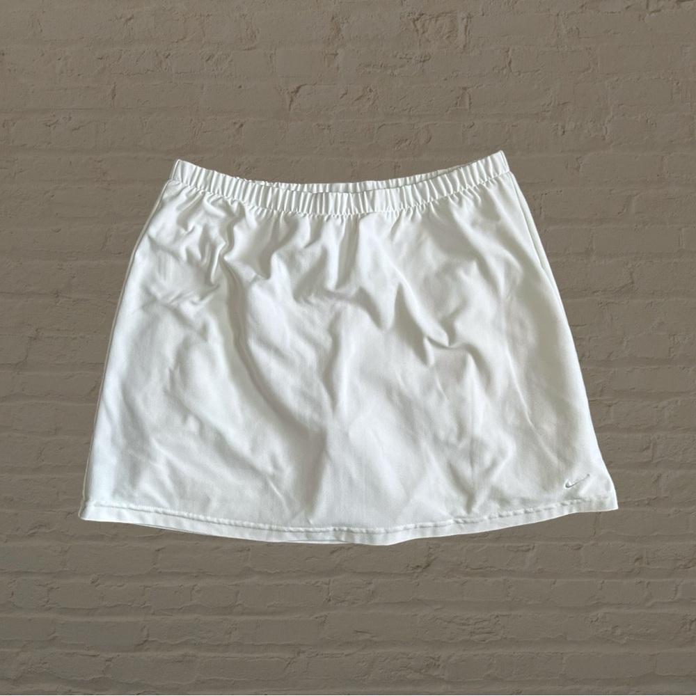 Nike Dri-fit White Womens Size Medium Tennis Skort Skirt Pickleball